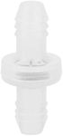 Oumefar Inline Check Valve 3/8" 10MM One Way Water Non Return Valves Diaphragm One-Way Valve for Fuel Gas Liquid Air(PP/VITON)