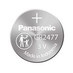 Panasonic Battery CR2477 Lithium 3V (1 Battery Per Pack)