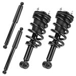 Complete Front and Rear Strut Shock Absorber Fit for Chevrolet Silverado 1500 2007-2013, for GMC Sierra 1500 2007-2013, Complete of Front Strut w/Coil Spring Kits Replace for 139105, 4345074