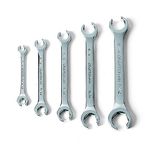 9-42012 5 PIECE POLISHED STANDARD FLARE NUT WRENCH SET CRAFTSMAN