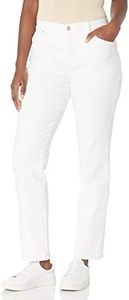 Gloria Vanderbilt Womens Amanda Classic High Rise Tapered Jean Petite, Vintage White, 18 Short