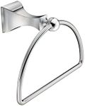 Moen DN8386CH Retreat Collection Bathroom Hand Towel Ring with Hardware, Chrome