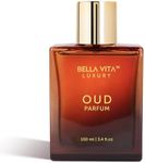 Bellavita Luxury Oud (3.4 fl.oz.) Eau de Parfum for Women | Sweet, Woody & Oud | Arabian Perfume for women | Vegan & Cruelty Free | Made from Oil Imported from Italy