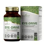 Ezyleaf Eye Supplement | Saffron, Lutein and Zeaxanthin Supplement with Bilberry, EyeBright, Natural Beta-Carotene & Goji Berry | 60 Eye-Drive Eye Vitamins - Vitamin C E A | Non-GMO & UK ISO Certified