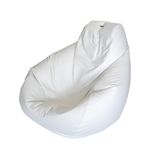 E-SeaRider Teardrop Marine Beanbag, White/White, Medium