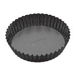 MasterClass Extra Deep Tart Tin with Loose Bottom and PFOA Non Stick, Robust 1mm Carbon Steel, 25 x 5.5cm