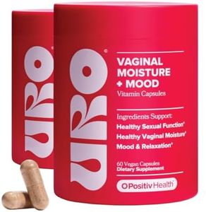 O Positiv URO Vaginal Moisture & Mood – Formulated to Support Vaginal Moisture, Mood & Relaxation – with KSM-66® Ashwagandha, Ginkgo Biloba, Mucuna pruriens, and GABA – 30 Servings (2-Pack)