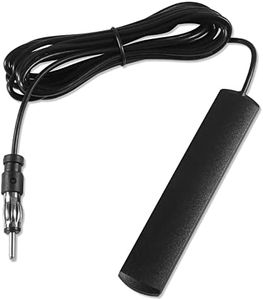 AEDIKO Car Antenna FM AM Radio Antenna Adhesive Mount Hidden Patch Antenna for Vehicle Truck SUV Stereo in Dash Head Unit Audio HD Radio Tuner Amplifier
