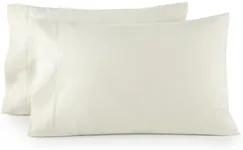 Organic Flannel Pillowcases King Size Set of 2 - Ultra Comfortable 100% Organic Cotton Pillow Cases King Size with Premium Smooth Brushed Finish and Envelope Closure (Natural, King)