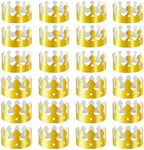 28 Pack Gold Paper Crown Gold Foil 