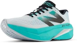 New Balance Men's FuelCell Supercomp Trainer V3 Running Shoe, White/Cyber Jade, 11