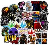 Magic: The Gathering Card Game Stickers Teens Cool Popular Game Decals for Laptop Water Bottles Notebook Luggage Bike Motorcycle Boys Gifts 50pcs