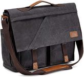 Messenger Bag for Men，Kasqo 15.6 In