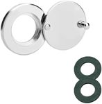 Peephole Cover, Peep Hole Covers for Door - Home Security Privacy Protection with Self-Adhesive Installation Tools（Silver）