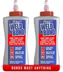 Weldbond Multi-Surface Non-Toxic Adhesive Glue, Bonds Most Anything! Wood Glue for Furniture or on Glass Fabric Mosaic Ceramic Carpet Tile Stone & More. Dries Crystal Clear. 14.2oz /420ml (2 Pack)
