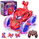 Spider Remote Control Cars for Kids,decked Car Toys Stunt Car Toy for Boys Age 3-9 Remote Control Car for Kids 4-8 Year Old Easter Birthday Gifts for Boys 3-5 Years Old Girls