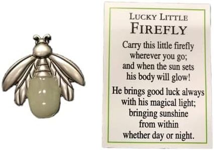 Ganz Lucky Little Firefly Token Charm Glow in The Dark