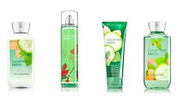 4 Piece Bath & Body Works Signature Collection Cucumber Melon Deluxe Fragrance Gift Set- Body Cream, Body Lotion, Shower Gel & Fragrance Mist (Cucumber Melon) by Bath & Body Works