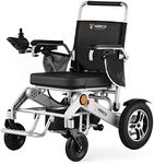 Veleco Cosmo: Folding Electric Wheelchair for Adults - Light Weight Power Chair with One-Finger Easily Operated Joystick, Reiable Battery and Double Motor 500W