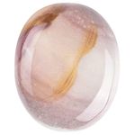 Polygram Jasper Palm Stone Healing Crystal Pocket Massage Worry Stones for Natural Body Chakra Balancing Oval Shape Palmstone for Reiki Gifts Massage Spa Energy Crystals Stress Relief Stone