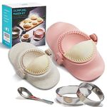 Dumpling Maker,Dumpling Dough Press Mold Set with Ring Cutter and Stuffing Spoon, Kitchen Gadget for empanada,Pierogi, Pastelitos, Calzone, Turnovers