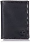 Timberland mens Leather Trifold With Id Window Tri Fold Wallet, Black (Cloudy), One Size UK