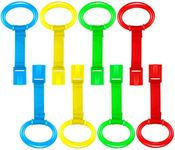 8 Pieces Baby Pull up Rings for Pla