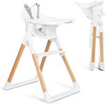 Munchkin 360° Float High Chair for Babies and Toddlers, Compact Baby Feeding Chair designed for small spaces, High Chair for Baby Boys or Baby Girls, Baby High Chairs 6 months plus