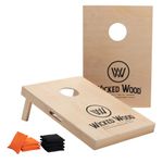 Official Cornhole Set 90 x 60 cm - Red Zone - 2 Cornhole Boards - 2 x 4 Cornhole Bags - Carrying Bag Included - MDF - Premium Quality (90x60 - Wood)