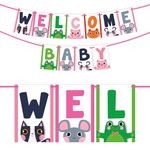 Wobbox Baby Shower Bunting Banner,Godh Bharai Caremony Banner, Baby Shower Decoration For a Memorable Celebration, Baby Shower Decorations Items-(FP1173)