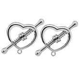 Metal Nipple Clamps Adjustable Nipple Clamp Nipple Clips for Women Non Piercing Nipple Rings Nipple Toy