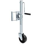 MAXXHAUL 70148 10" Lift Swing Back Trailer Jack with Single Wheel - 1000 lbs. Capacity