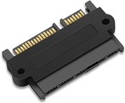 SAS 22 Pin to 7 Pin + 15 Pin SATA Hard Disk Drive HDD/Solid State Drive SSD Raid Adapter with 15 Pin Power Port.(1Pack)