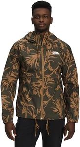 THE NORTH FACE Men's Antora Jacket (Standard and Big Size), Utility Brown Tropical Paintbrush Print, XX-Large