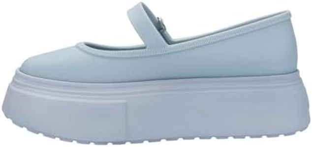 Melissa Soft Ballerina Platform for Women, Light Blue, 8