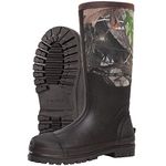 HISEA Rubber Hunting Boots for Men Waterproof Insulated Men's Neoprene Muck Outdoor Boots Camo