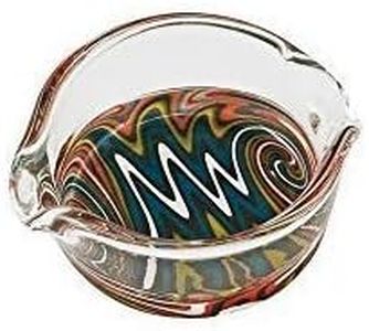 BB INC Glass Oil Honey Bee Essential Oils Dish with Spouts - Mixed Colors & Designs - 2" x 1" Qty: 1