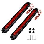 PerfecTech 15 LED Trailer Brake Tail Light, LED Bar Stop Turn Tail Lights Waterproof Assembly Brake Strip Red Light for Marine Boats Golf Cart Offroad Truck RV UTV ATV