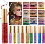 Glitter Liquid Eyeliner, Spdoo 10 C