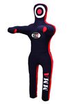 MNEX Pro Fighting Wrestling Dummy Grappling Dummies - 5ft/60 inches 6ft/72 inches Jujitsu BJJ Dummy MMA Dummies Judo Karate Fighting Dummy Un-Filled - Black 6ft / 72" (6ft / (72"), Standing, Black)