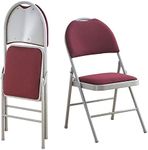 KAIHAOWIN Metal Folding Chairs Set 