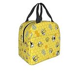 MDMEI Yellow Bee Reusable Lunch Bag