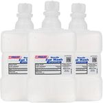 Rapid Care First Aid 66016 Sterile Isotonic Eye Wash Bottle 16 oz, FDA Compliant, Pack of 2