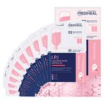 MEDIHEAL I.P.I Lightmax Mask Ampoulex, Pack of 10, 2 Step Sheet Mask with Ceramide, Ampoule Face Mask Sheet for Skin Radiance, Pore Cleansing, and Hydration