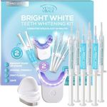 Venus Visage Teeth Whitening Kit - with 4 Carbamide Peroxide Teeth Whitening Gel Syringes, Teeth Whitening Trays & LED Teeth Whitener Device - 16 Min Non Sensitive Teeth Whitening to Remove Stains