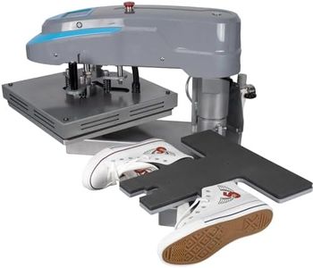 Heat Press Machine 16x16 Pneumatic Dual Swing Transfer: Double Station T-Shirt Press Machine with Digital Auto Pressure for Sublimation Vinyl DTF Commercial Business 110V for T-Shirt/Shoes