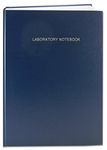 BookFactory Blue A4 Lab Notebook - 96 Pages (5mm Grid Format), A4-8.27 x 11.69 (21 cm x 29.7cm), Blue Cover, Smyth Sewn Hardbound Laboratory Notebook (LIRPE-096-4GR-A-LBT1)