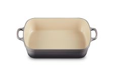 Le Creuset Enameled Cast Iron Signature Rectangular Roaster, 5.25 qt. (11.7" x 16.8"), Oyster