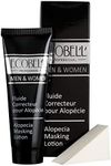 Ecobell Couvre Scalp Concealing Lotion - Alopecia Masking Lotion Waterproof dermmatch MADE IN FRANCE. Hide baldness, thinning hair and alopecia. Men & Women (Dark Brown)