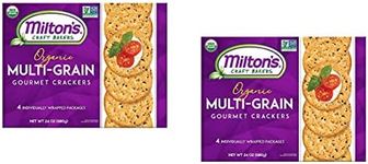 Milton's Craft Bakers Original Multi-Grain Gourmet Baked Crackers 680g (4 Individually Wrapped Packages) Two-Pack